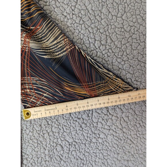 Dressbarn Tunic 3X Boho Ornate Peasant Top Bell Sleeve Brown Flowy Regencycore - Picture 10 of 14